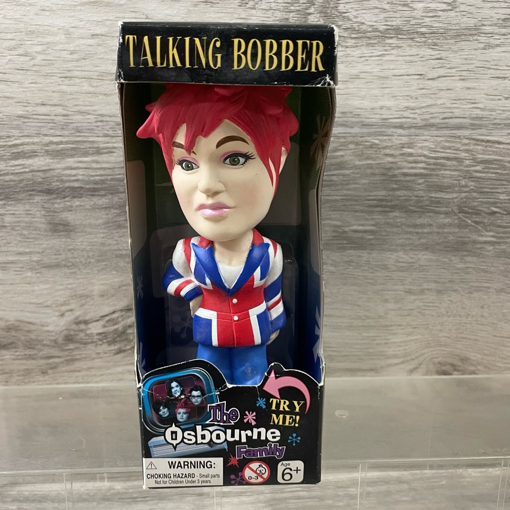 The Osborne Family Talking Kelly Osborne MTV Bobblehead 2002 Bobber New Y2K